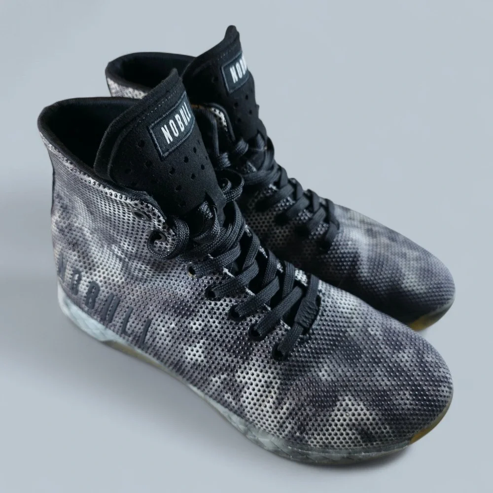 NOBULL Camo Outwork Trainers SuperFabric High-Top Gym Shoes Mens 7 / Womens 8.5